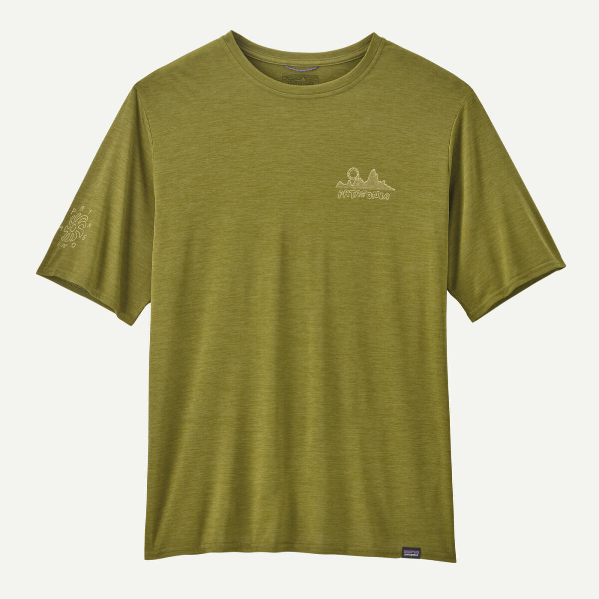 ★新作★　patagonia パタゴニア　キャプリーン クール デイリー グラフィック シャツ Wind Runner: Graze Green X-Dye XLサイズ　正規品