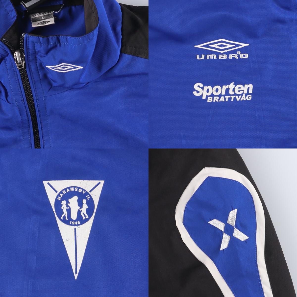 古著 00年代~ アンブロ UMBRO バックプリント ウインドブレーカー メンズL相當(dāng) /eaa544533