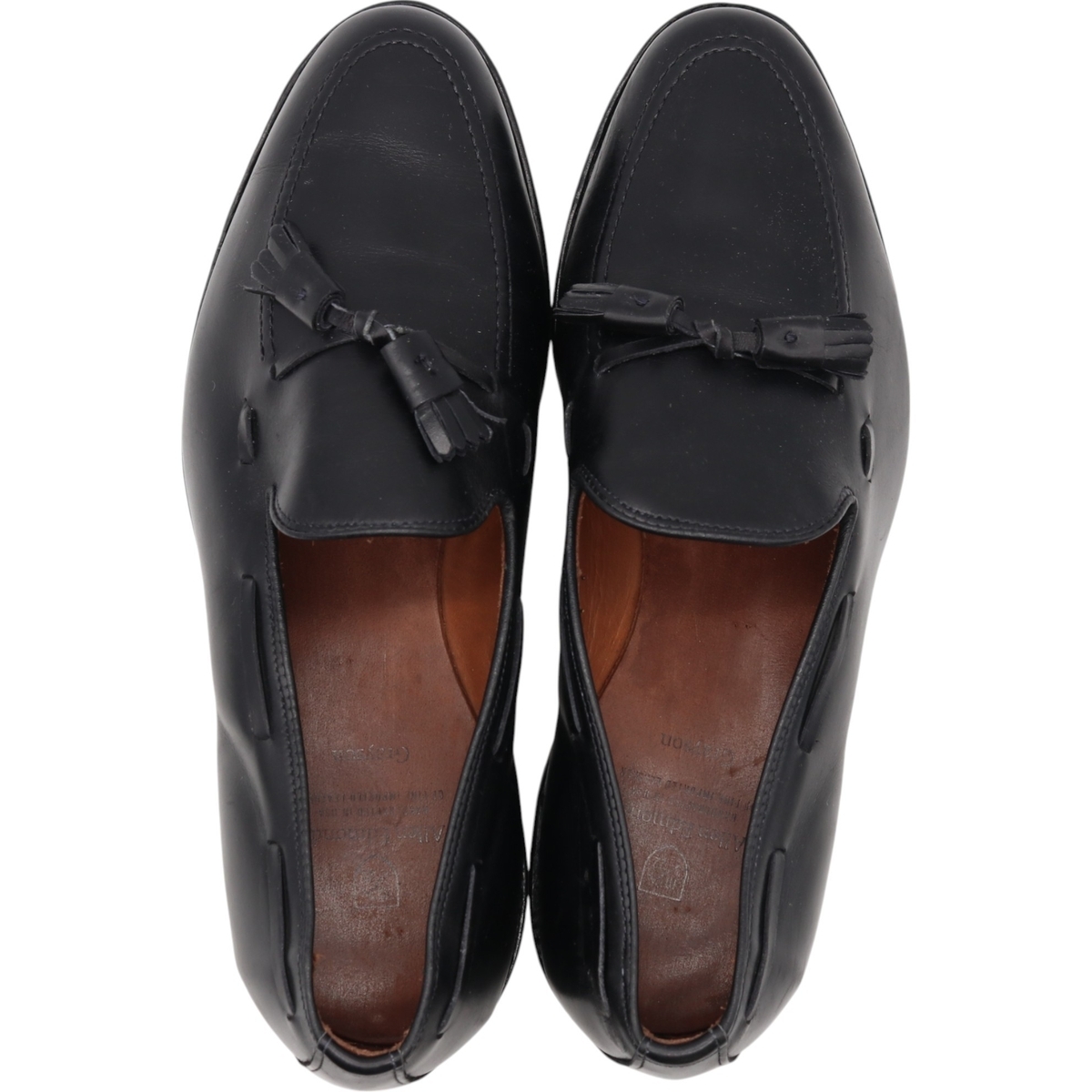  б/у одежда a Len Ed monzALLEN EDMONDS Grayson кисточка Loafer USA производства 9 1/2 мужской 27.5cm соответствует /saa013382