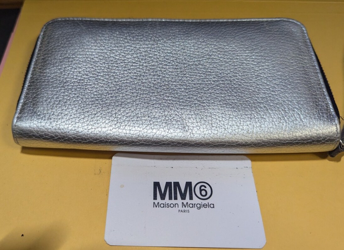 ☆★☆Maison Margiela　MM⑥　長財(cái)布　シルバー　男女兼用