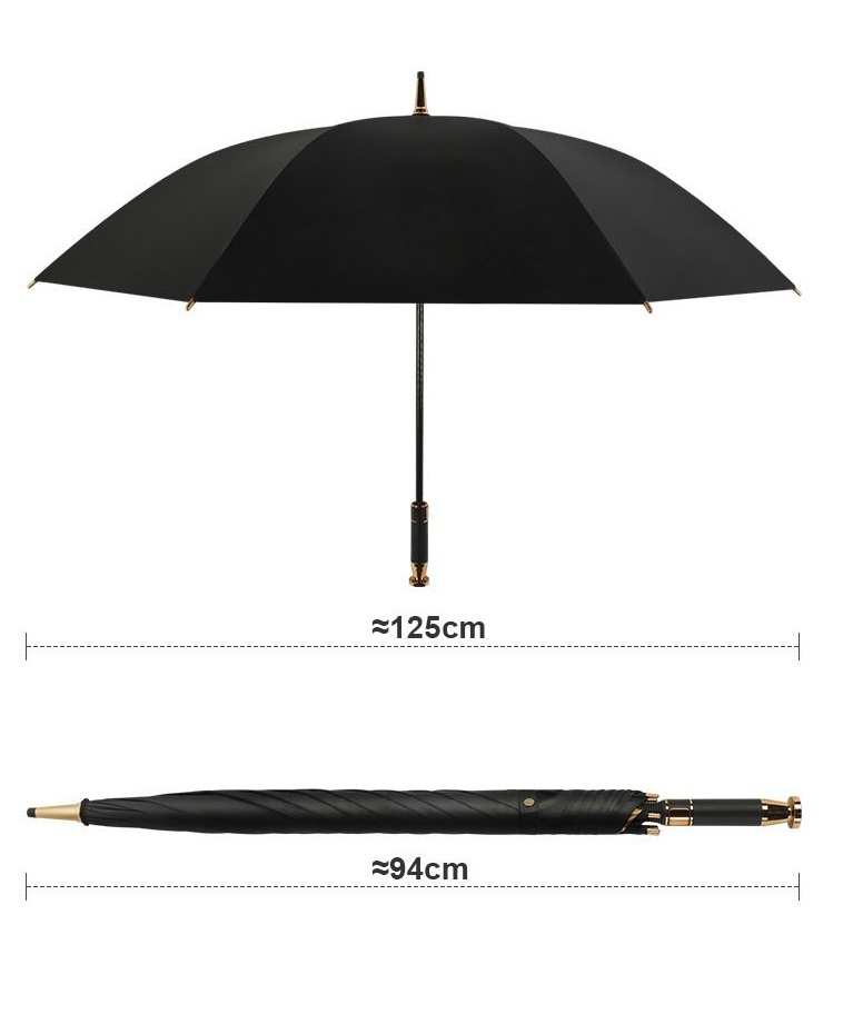 大人気新品125cm長(zhǎng)傘自動(dòng)オープン高級(jí)感レクサスプリントロゴ ゴールドゴムコーティング 晴雨兼用 収納バッグ付 車(chē)用傘 ゴルフ傘お色選択可