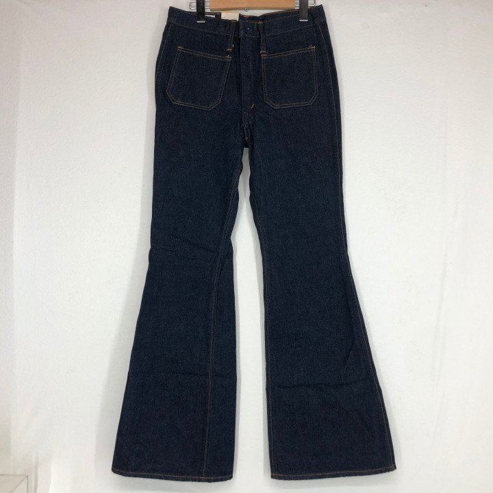 60s 70s BIG JOHN ビッグジョン デッドストック M4002 ベルボトム デニムパンツ フレアデニム SIZE: W32 ヴィンテージ LU632025052304