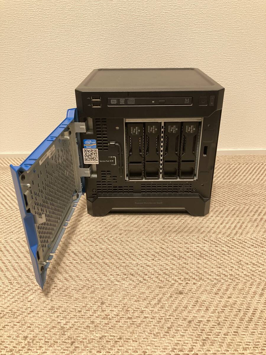 ★希少 メモリ16GB★小型サーバー MicroServer Gen8★CPU Xeon E3-1220v2★メモリ 16G★HDD 2TB★Windows 10Pro★省スペース★稅無