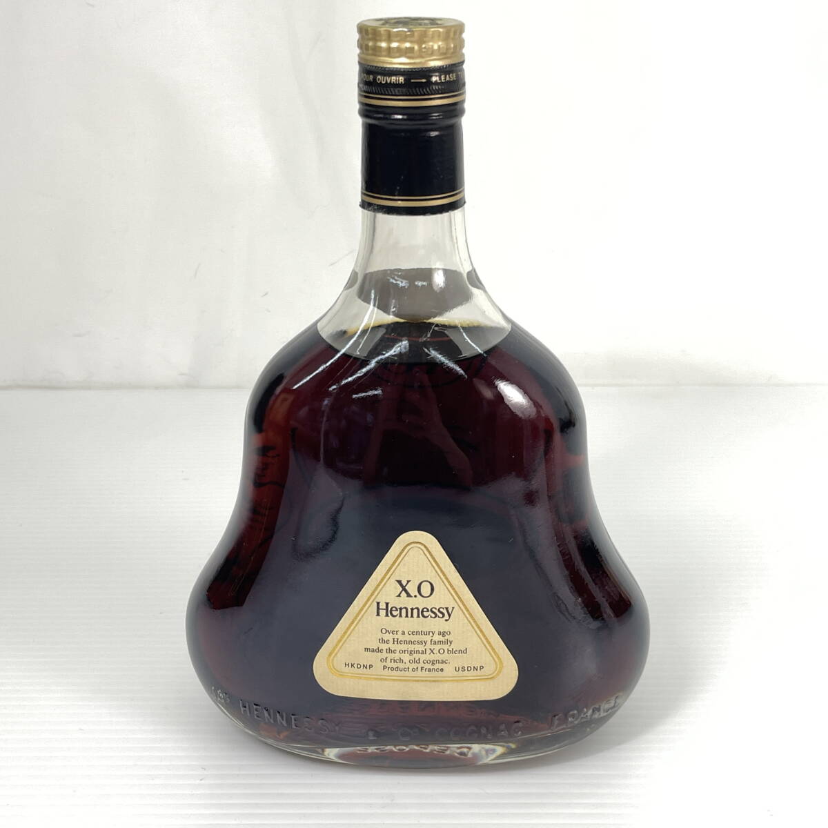 2504M1805 古酒 Hennessy ヘネシー XO クリアボトル 金キャップ