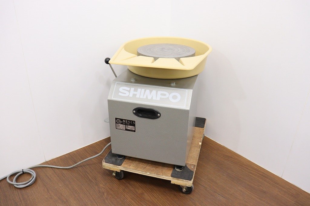 J5542◆SIMPO/日本電産シンポ◆陶蕓ろくろ◆動確済◆大型電動ろくろ◆現(xiàn)狀品◆RK-3D