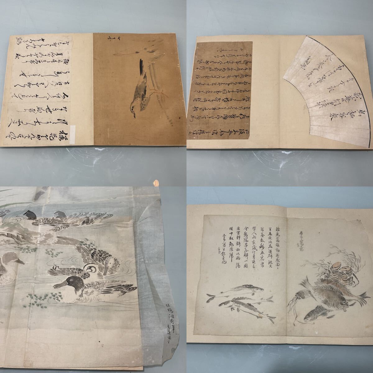 掛軸勤皇の志士長 三洲 山水画掛け軸骨董品 - 絵画