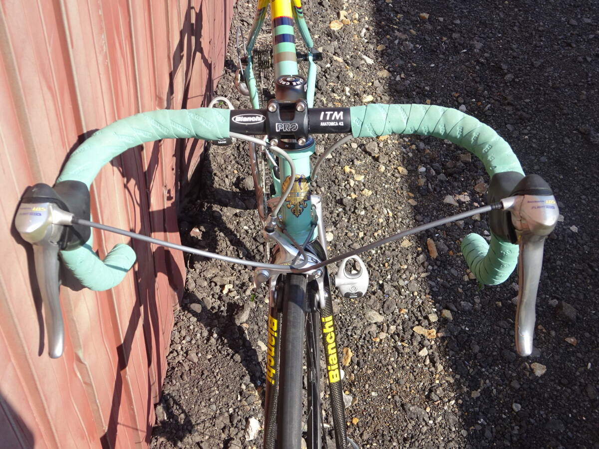 Bianchi ビアンキ SL LITE ALLOY SHIMANO ROOK カーボン スポーツバイク 美品 札幌市內(nèi) 引取限定