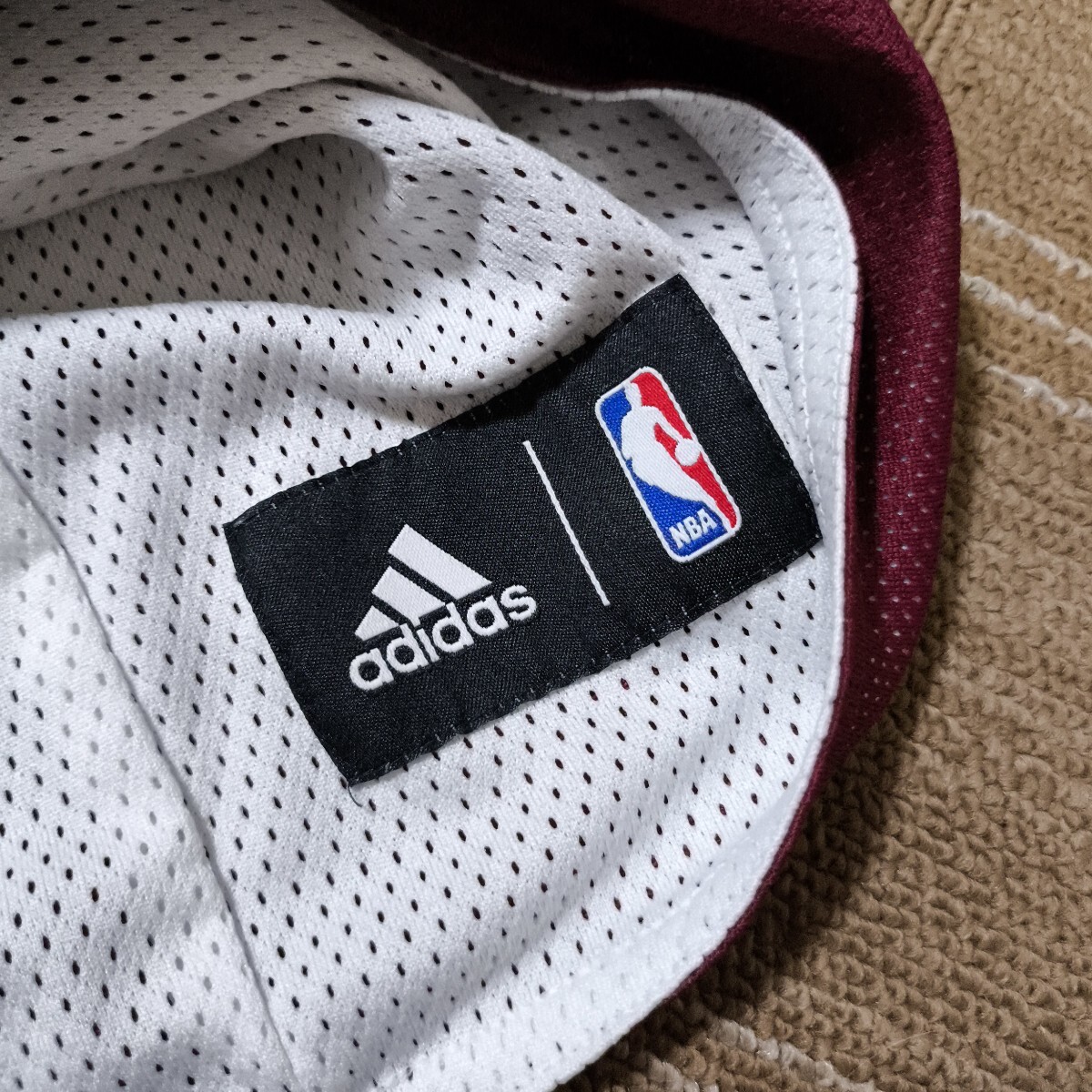 サイズ：メンズM相當(dāng)　美品　adidas アディダス クリーブランド?キャバリアーズ バスパン　 ハーフパンツ ショートパンツ
