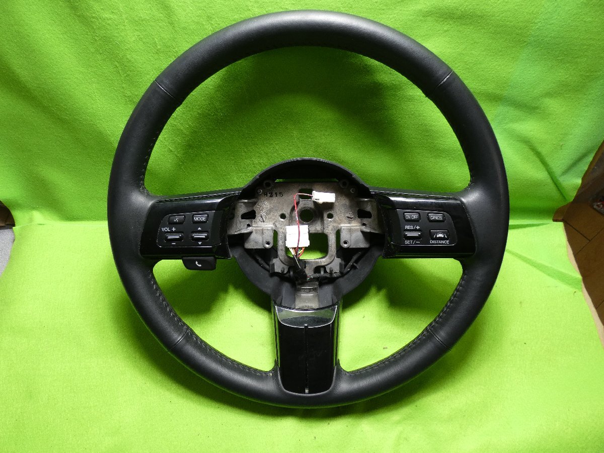 A8726 E Mazda CX-7 ER3P cruising оригинальный рулевой механизм рукоятка с переключателем стерео Limo кожа кожа 