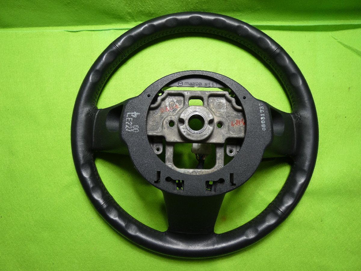 A8726 E Mazda CX-7 ER3P cruising оригинальный рулевой механизм рукоятка с переключателем стерео Limo кожа кожа 