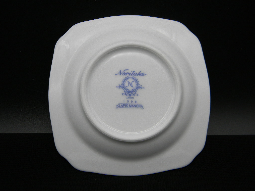 ◆☆ Noritake LAPIS MANOR ☆◆ 小皿 プレート ５枚セット 金彩 ノリタケ ラピスマナー_画像4