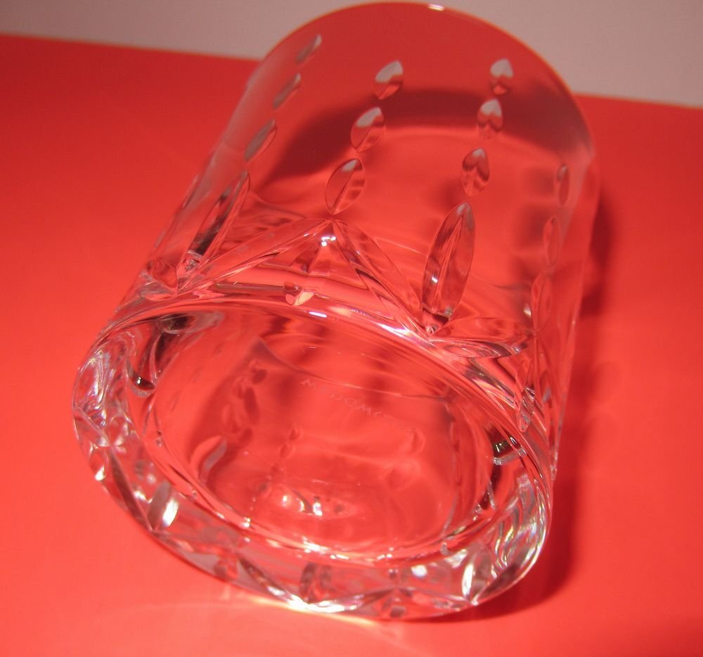 ♪未使用/お箱入り!WEDG WOOD(ウエッジウッド)タンブラー/ロックグラス/ペア/2点セット/クリスタル/三越伊勢丹本店購入_画像4