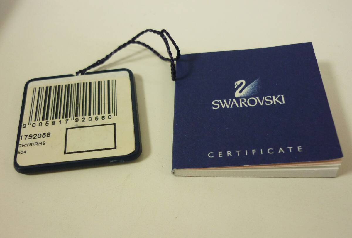 SWAROVSKIスワロフスキー★バーモチーフ★美品ペンダントトップ★ラインストーンバー★Ｉラインパヴェ_画像8