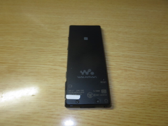 1円～最落無Hi-Res対応　ソニーウォークマン　NW-A17　ブラック　大容量64GB　難あり