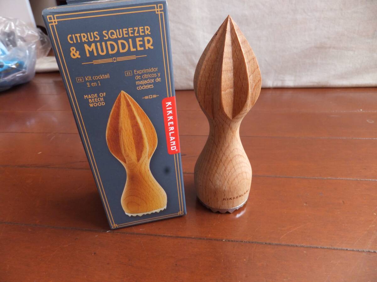 &未使用品!KIKKERLANDシトラススクイーザー&マドラー!_画像1