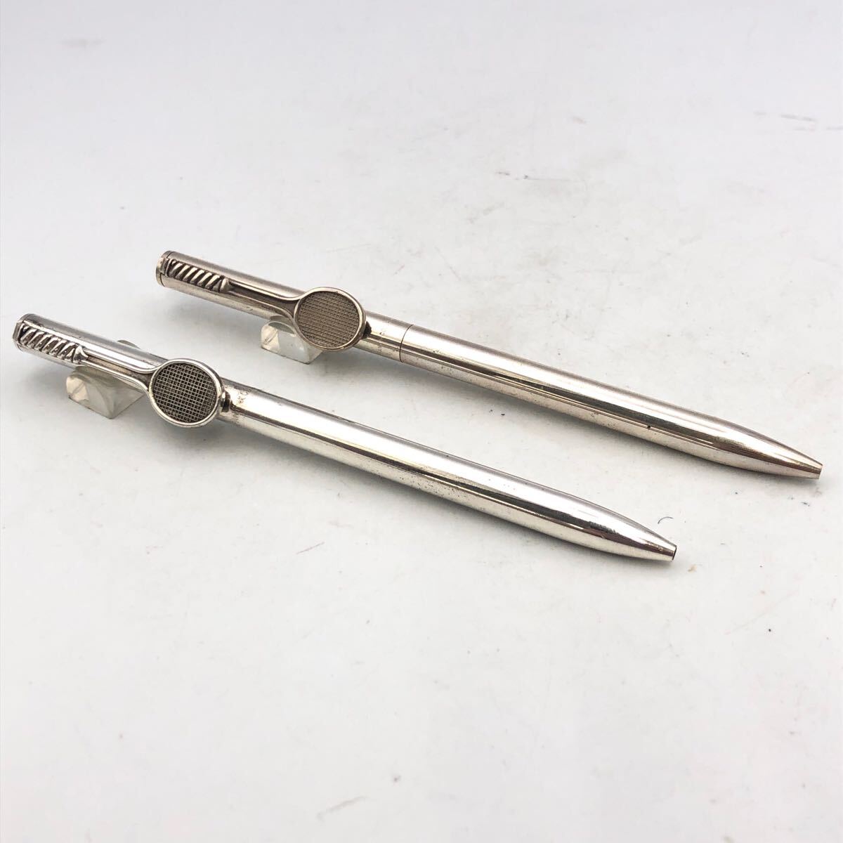 ★F04264/TIFFANY&Co. ティファニー/ボールペン/テニスラケット/スターリング シルバー 925/ツイスト式/シルバー/計(jì)2點(diǎn)セット/筆記OK含む