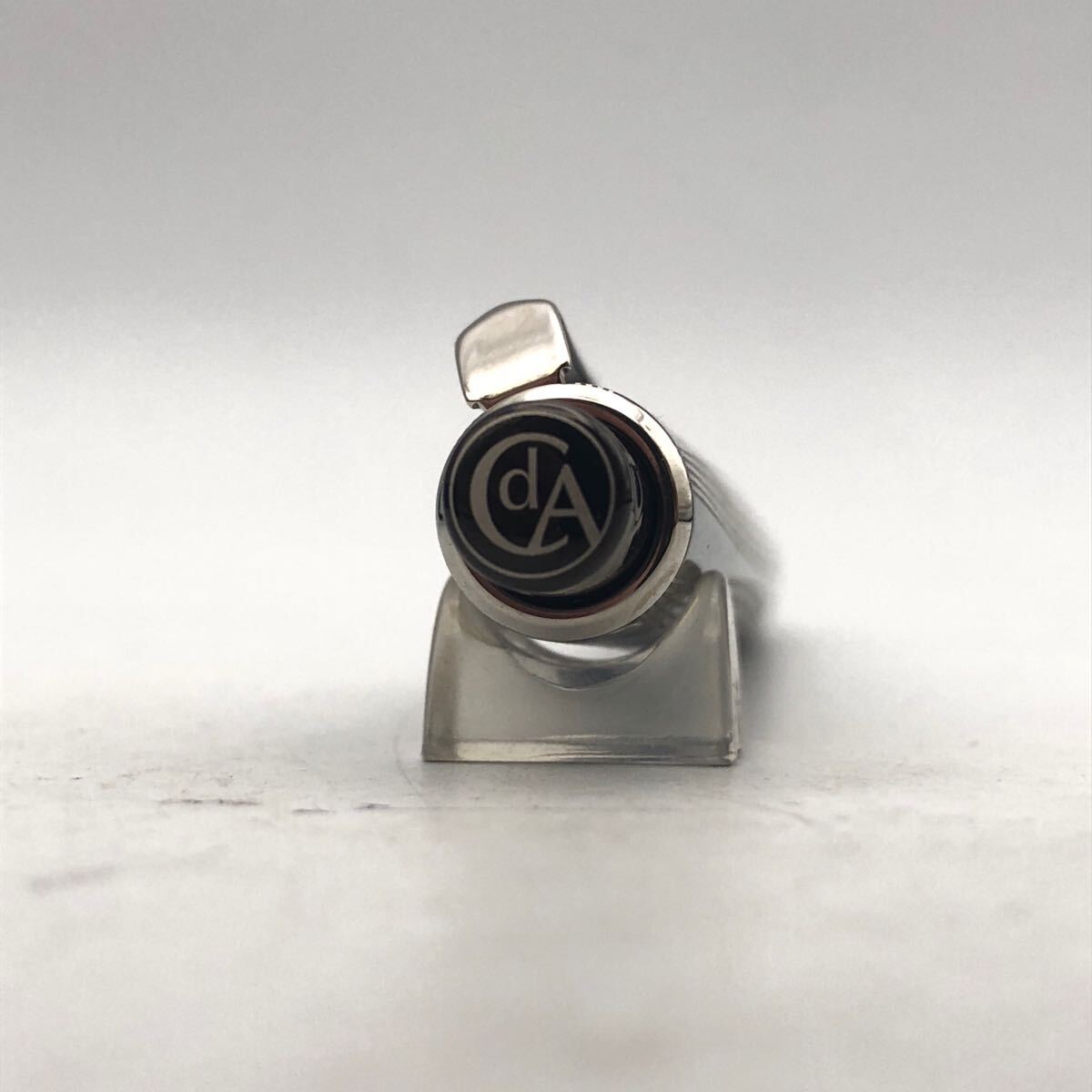 ★F04304/CARAN d'ACHE カランダッシュ/ボールペン/RNX.316/ノック式/ブラック×シルバー/箱付/筆記OK