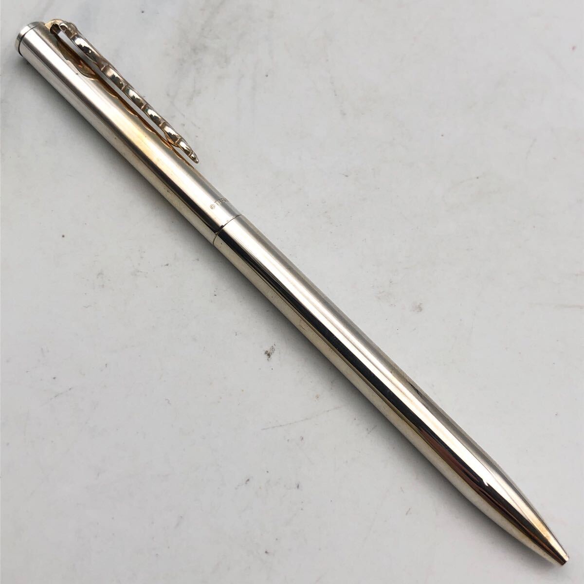 ★F04271/TIFFANY&Co. ティファニー/ボールペン/カドゥサス/SILVER 925/ツイスト式/蛇/シルバー/箱付
