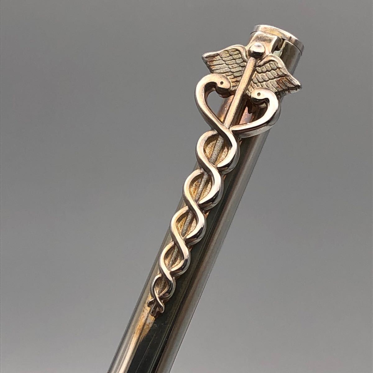 ★F04271/TIFFANY&Co. ティファニー/ボールペン/カドゥサス/SILVER 925/ツイスト式/蛇/シルバー/箱付
