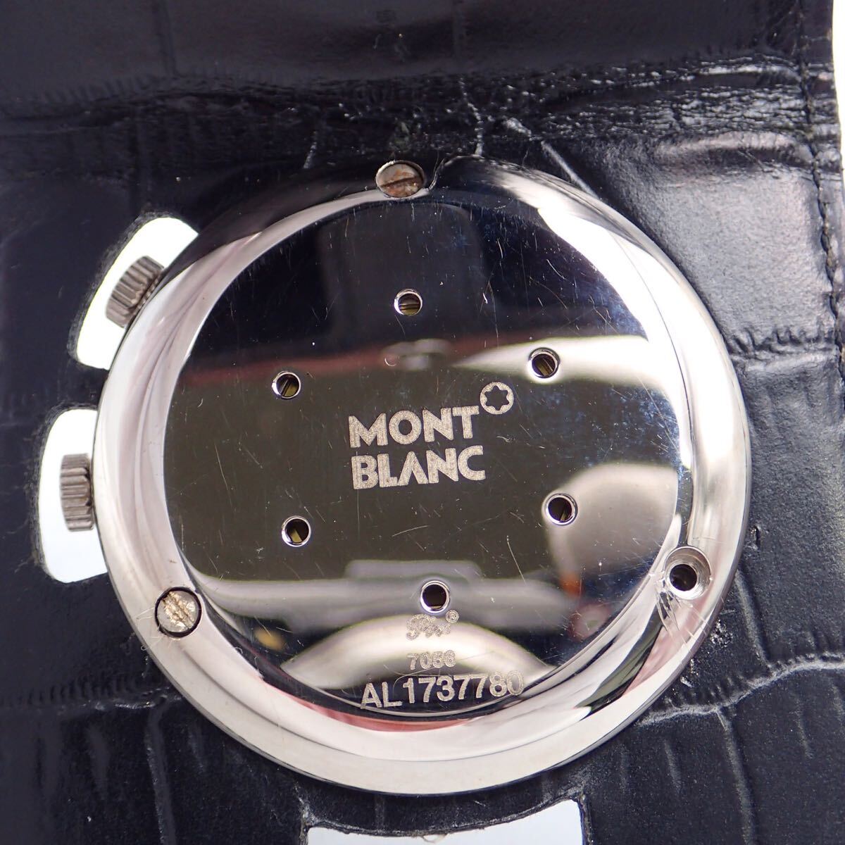 お01463/MONTBLANC モンブラン/クオーツ/置時計/トラベル
