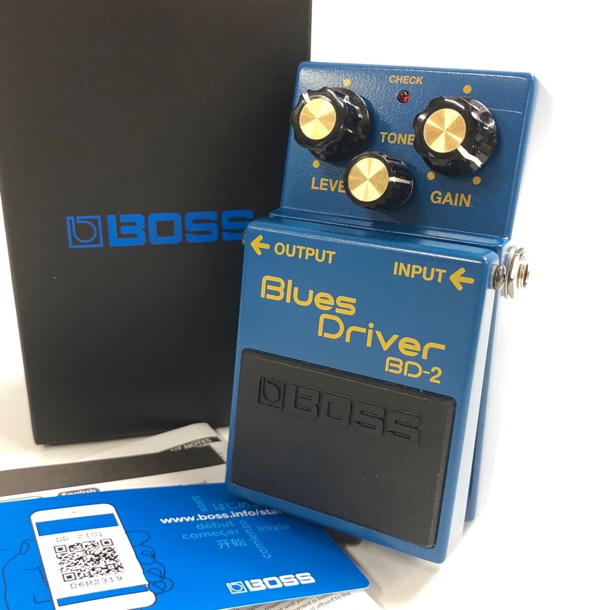 ★岡05175【未使用保管品】BOSS ボス/BD-2/Blues Driver オーバードライブ/箱付/動作未確認/A0108