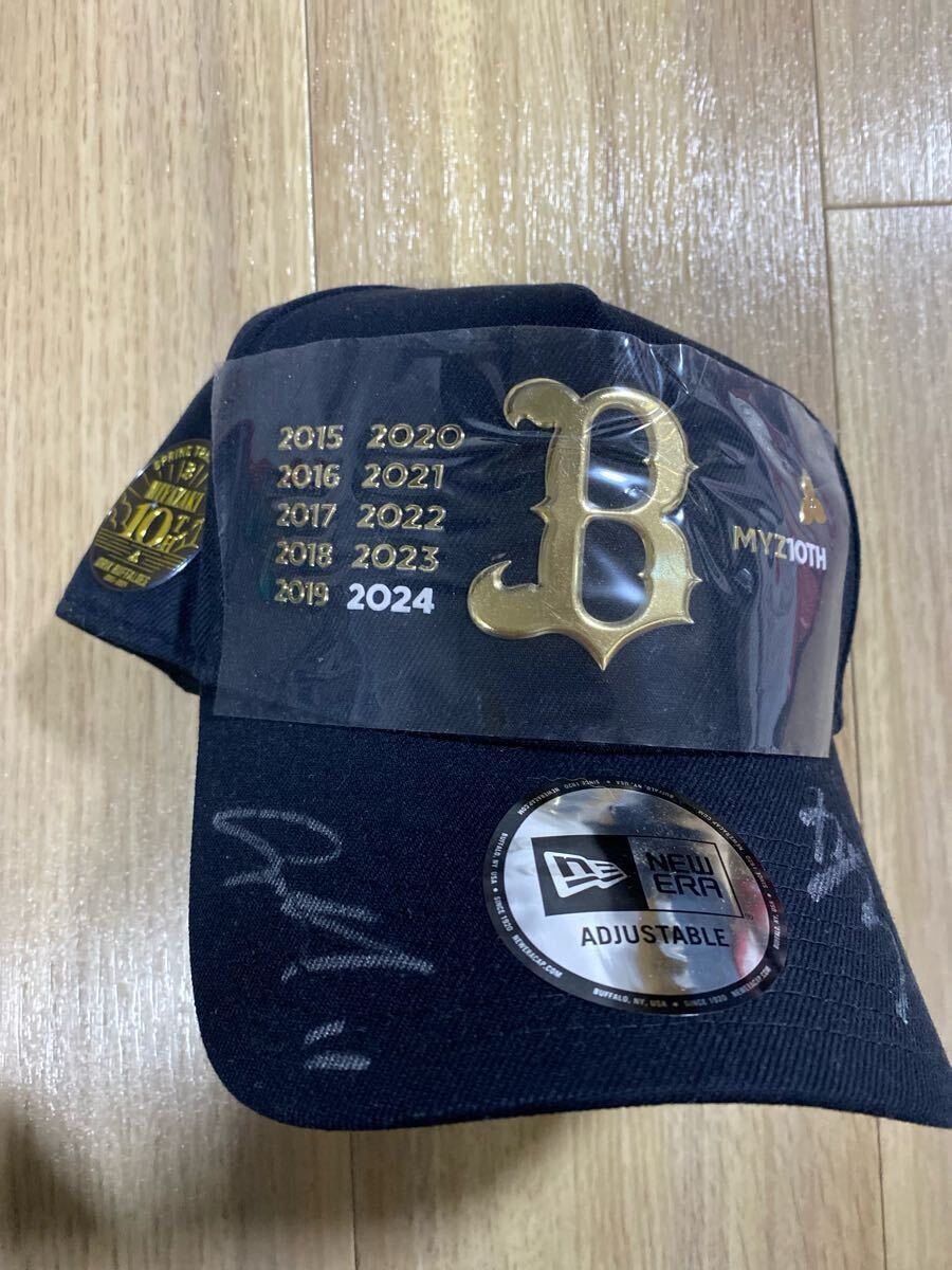 オリックスバファローズ　キャップ　山下舜平大　曽谷　直筆サイン入り　2024春期キャンプ　