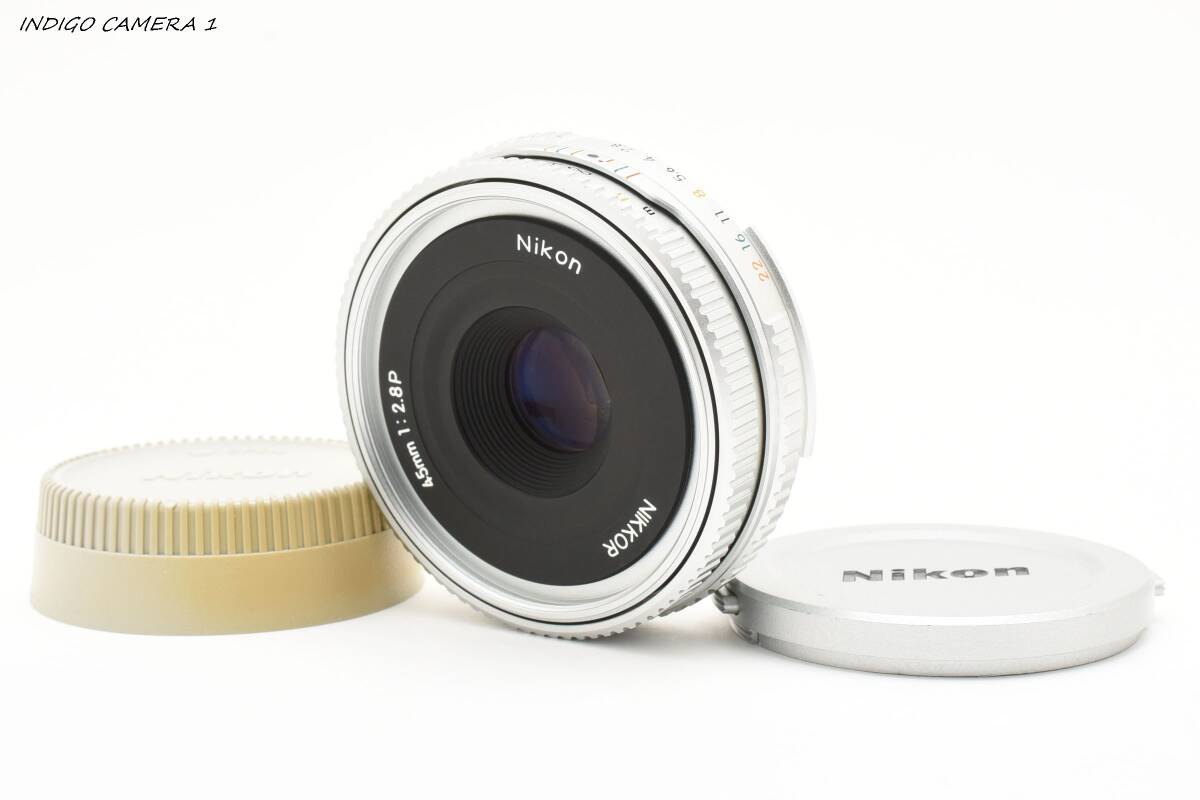 [美品] ニコン◆ Nikon NIKKOR 45mm F2.8P パンケーキレンズ #BG2476284_画像1