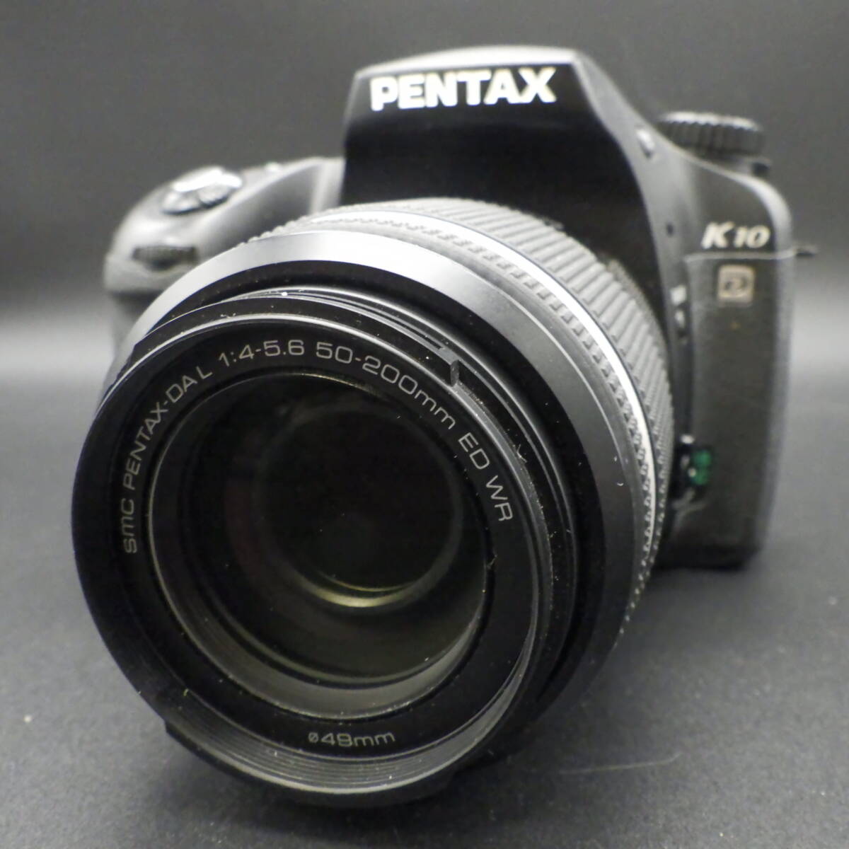 ☆現(xiàn)狀品☆PENTAX K10 D デジタル一眼レフカメラ ボディ smc PENTAX-DA F4-5.6 50-200mm ED　WR レンズ ペンタックス