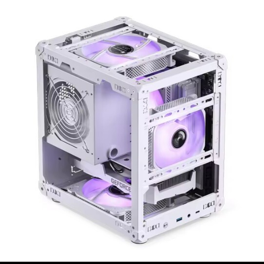 JONSBO C6 M-ATX ITX 対応P(guān)Cケース ATX電源使用 