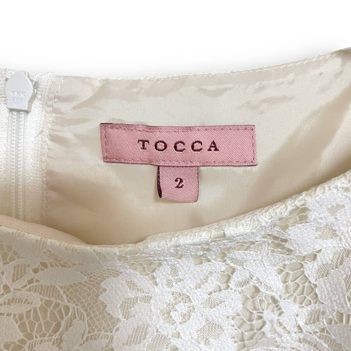TOCCA MARINE SNOW トッカ マリンスノー レース 花柄 ワンピース 2