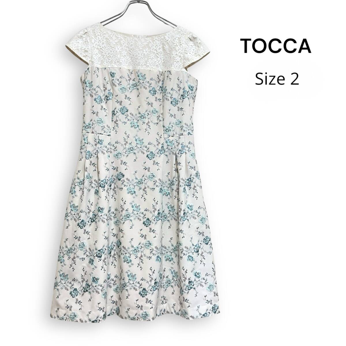TOCCA MARINE SNOW トッカ マリンスノー レース 花柄 ワンピース 2