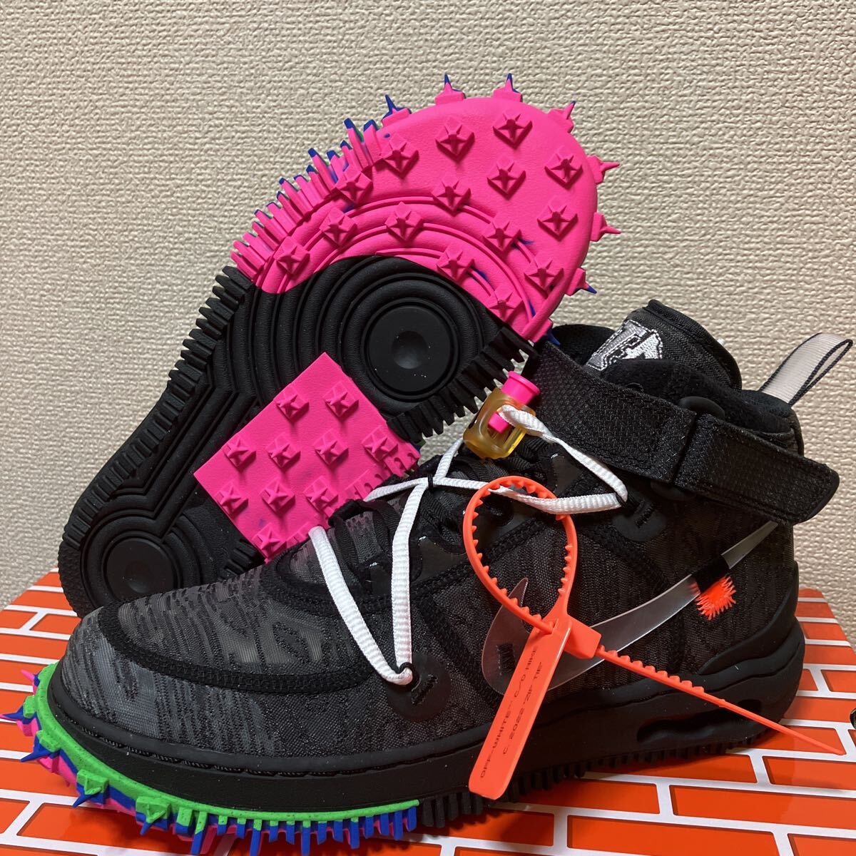 新品 未使用 NIKE AIR FORCE 1 MID 26.5cm nike air force off white mid ナイキ オフホワイト エアフォース 1 ミッド DO6290-001