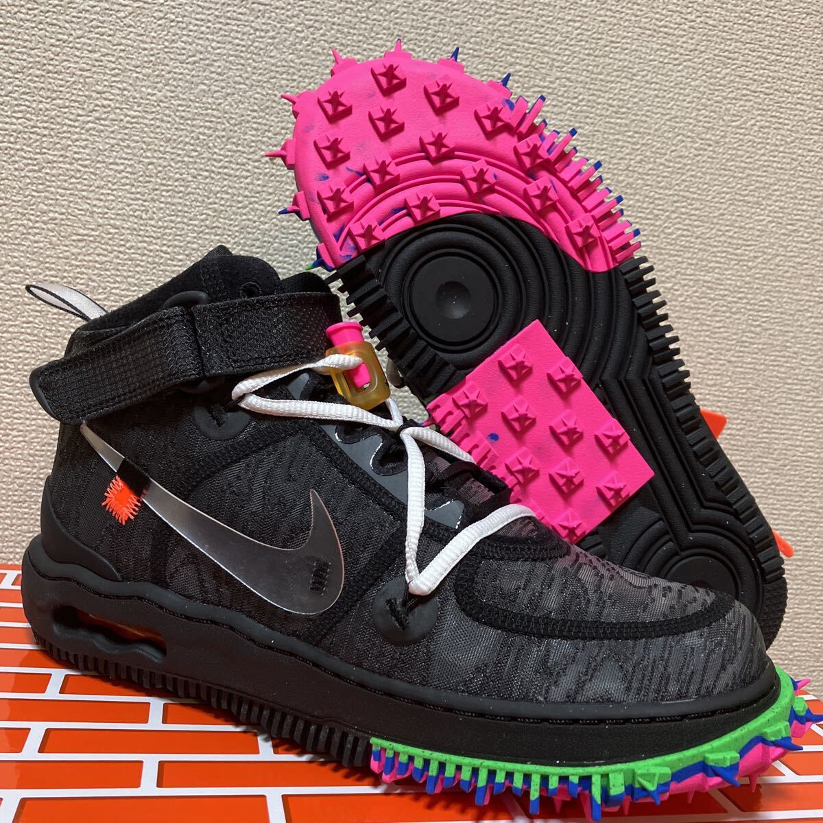 新品 未使用 NIKE AIR FORCE 1 MID 26.5cm nike air force off white mid ナイキ オフホワイト エアフォース 1 ミッド DO6290-001