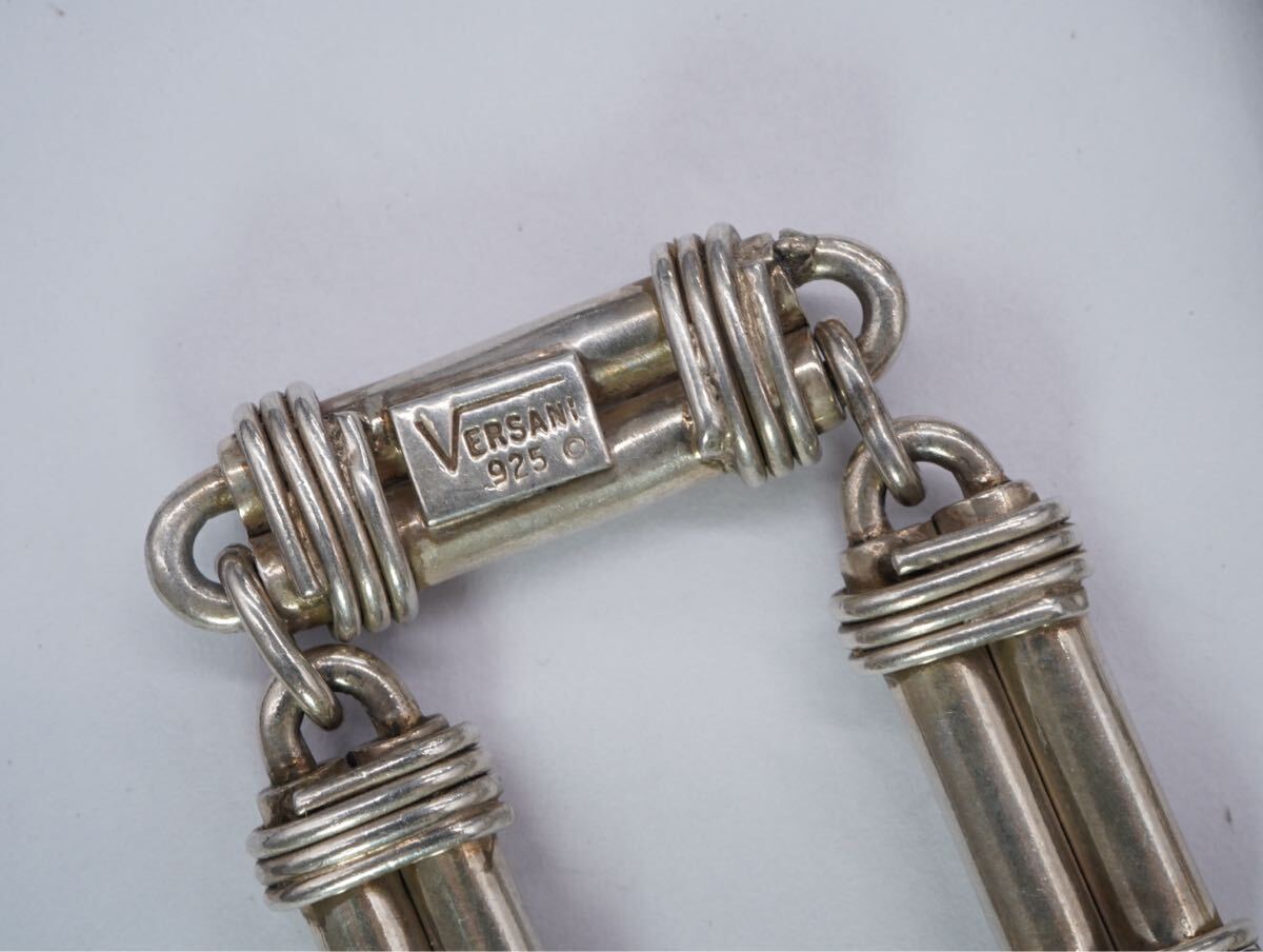 【1015】VERSANI シルバー SILVER 925 チェーン ネックレス 長(zhǎng)さ約45cm アクセサリー TIA