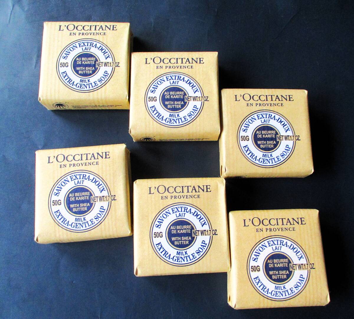 ★未開封・未使用★L'OCCITANE ロクシタン シア バターソープ 50g ×6★_画像1