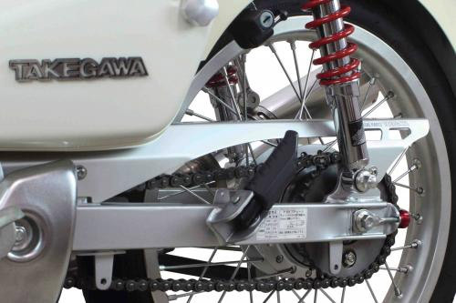 スペシャルパーツ武川 SP武川 スーパーカブ50/110・クロスカブ110用 アルミチェーンガード 09-09-0084_画像3