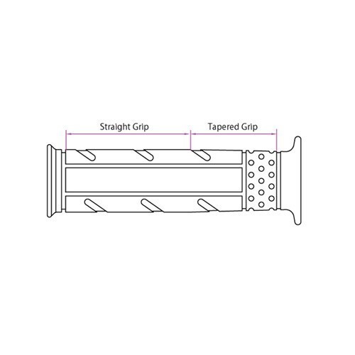 CFポッシュ C.F.POSH クローズドエンド ワークスグリップ レッド 811611_画像2