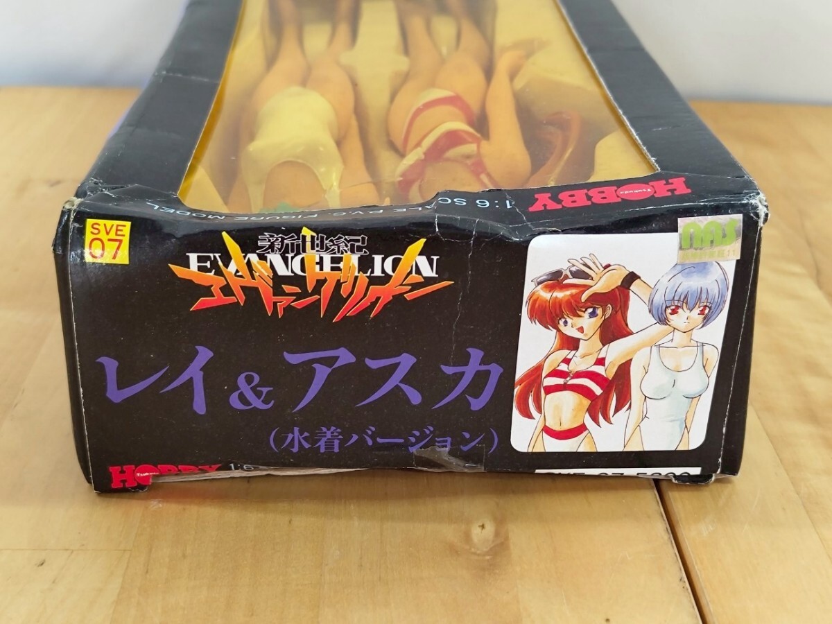 N727 ツクダホビー レイ＆アスカ 水著バージョン 新世紀(jì)エヴァンゲリオン フィギュア 當(dāng)時(shí)物 