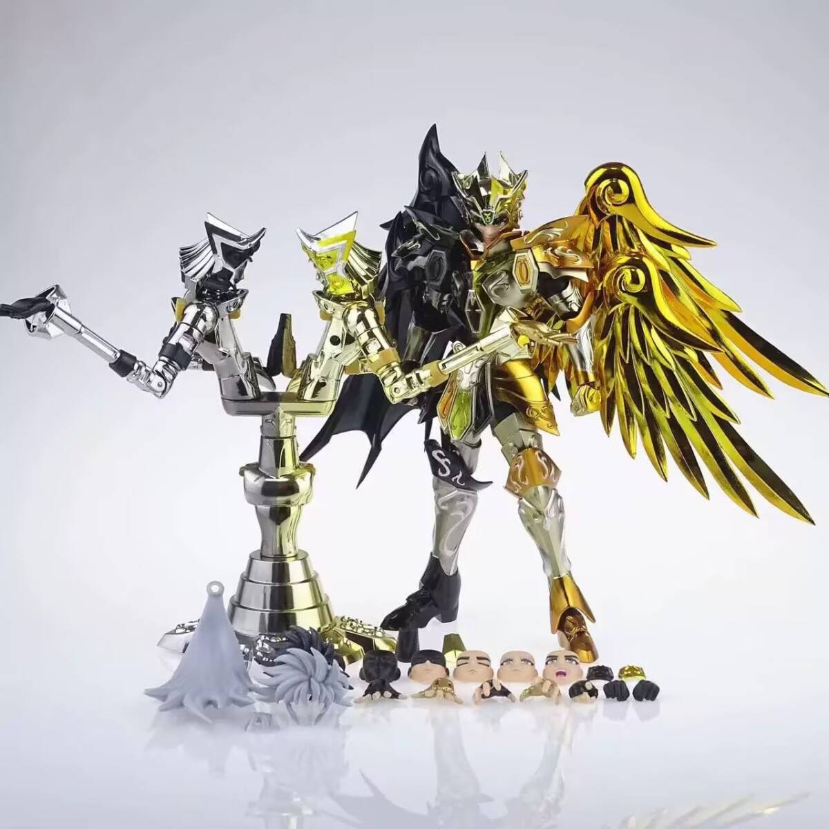 新品未開封 GREAT TOYS 圣闘士星矢 神圣衣　ジェミニサガ　劇場版 LEGEND of SANCTUARY 圣闘士圣衣神話EX 合金パーツ多數(shù)