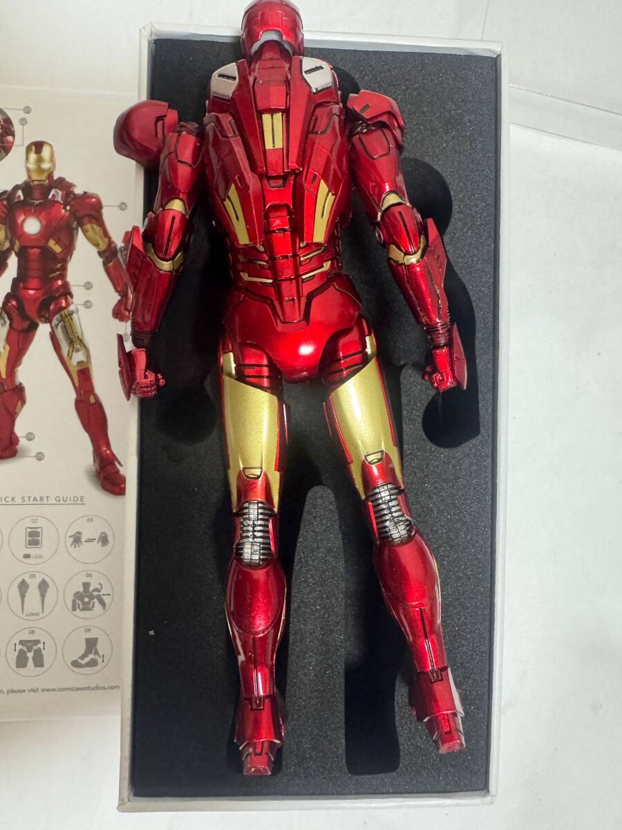未使用品 難あり Comicave Studios コレクティブル 1/12 プレミアムフィギュア アイアンマン マーク7 コミケイブスタジオ 