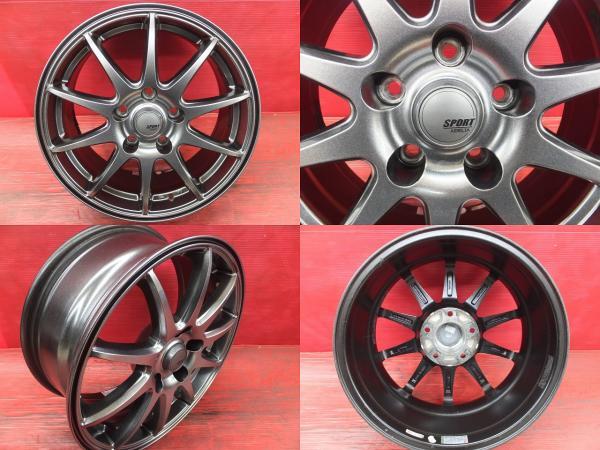 90系 ヴォクシー 23年製 ハンコック Winter i*cept iZ2 A 205/60R16 スポルト アベリア 16インチ 新品スタッドレス 中古ホイール 4本セット_画像4