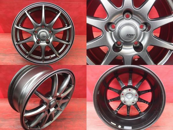 90系 ヴォクシー 23年製 ハンコック Winter i*cept iZ2 A 205/60R16 スポルト アベリア 16インチ 新品スタッドレス 中古ホイール 4本セット_画像5