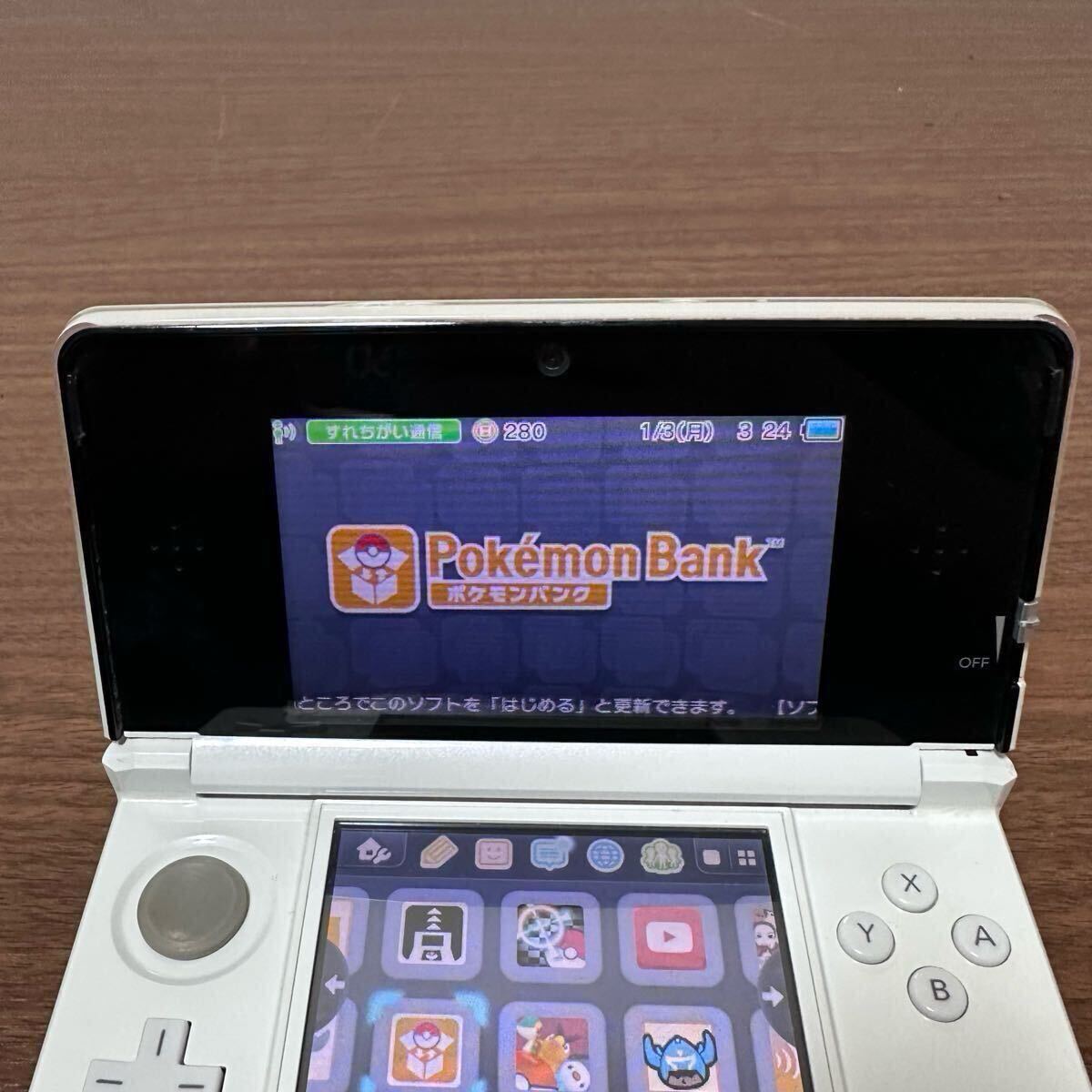 ポケムーバー ポケモンバンク有 NINTENDO CTR-001 3DS 本体