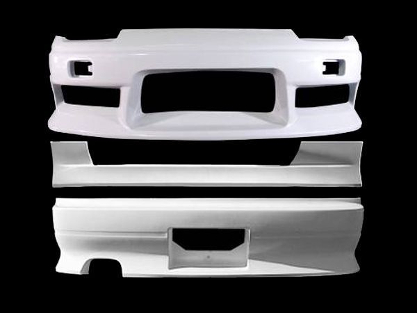 180SX RPS13 エアロ セット 前期 中期 后期 H1～H10/12 FRP 未涂裝 社外品 ワンエイティ 日産 ニッサン NISSAN