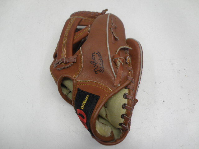 Wilson! Wilson! для софтбола! перчатка! правый бросание!Pro Model( чай )