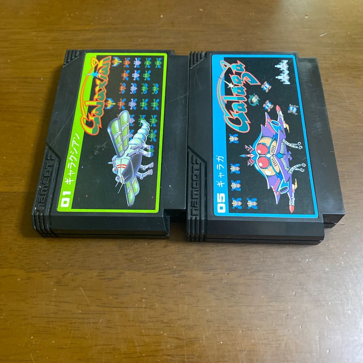 ファミコンソフト　ギャラクシアンとギャラガの2本セット