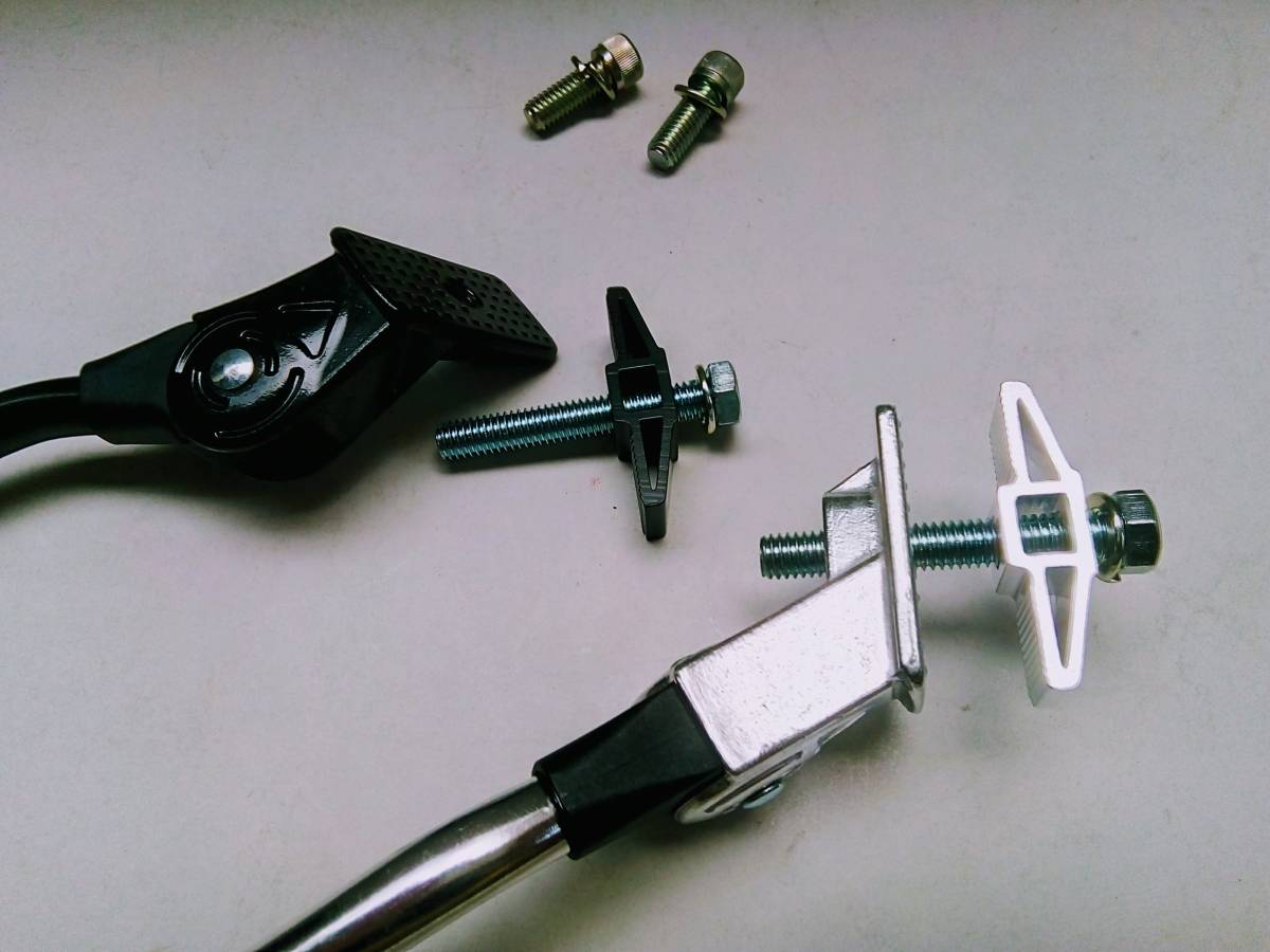 再入荷 新品 アルミ軽量センタースタンド 黒/銀 選択 DAHON 20インチ、その他クロスバイクや700Cにも 送料450円～