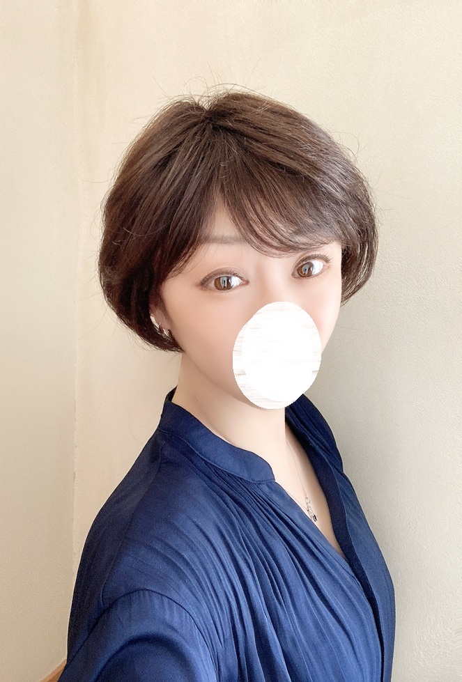 JO ジュリア・オージェ　人毛MIX　「アマンダショート」　ナチュラルブラウン JO ジュリア・オージェ 人毛MIX 「アマンダショート