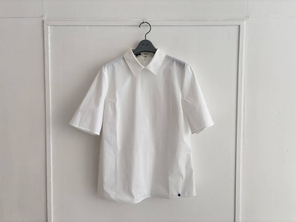 JIL SANDER NAVY（ジル サンダー ネイビー）半袖カットソー 38 ホワイト ご自宅で洗濯できます