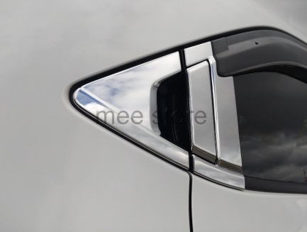 ホンダ ヴェゼル RV系 3/4/5/6型 リア ドアハンドル ドアカバー ドアプロテクター ドアバイザー装着車用 メッキ 鏡面 ガーニッシュ VEZEL_画像6